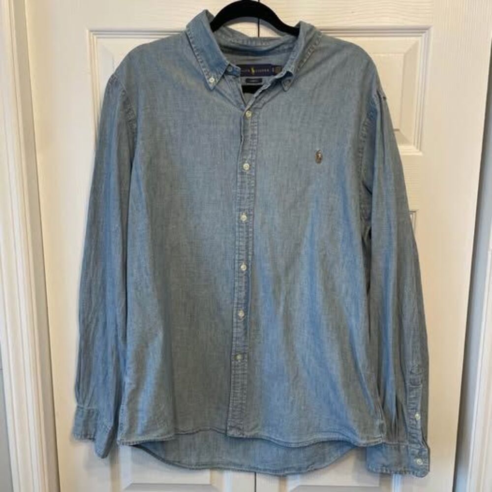Polo Ralph Lauren Blue Long Sleeve Button Down